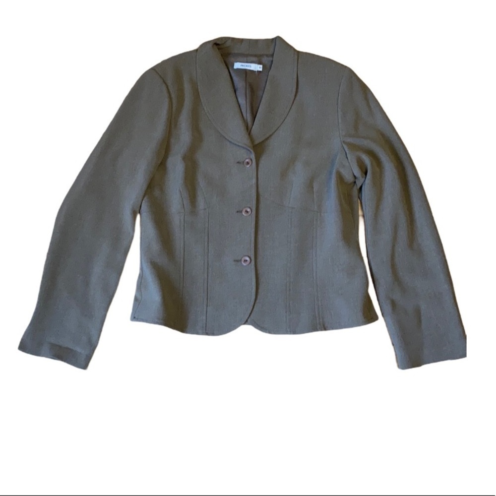 Vintage cropped Blazer with Shoulder Pads Size 10